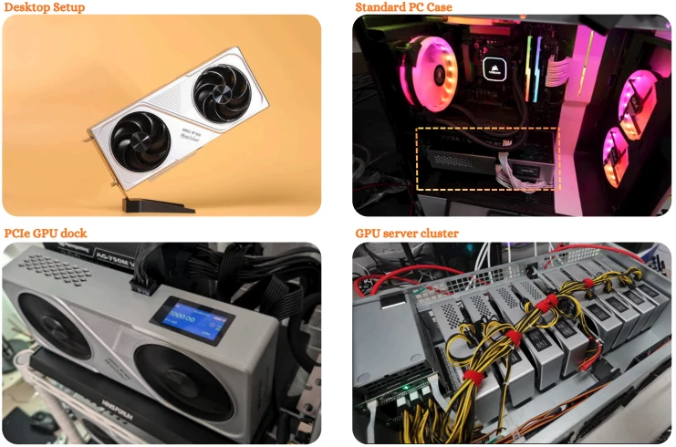 Contextual publisher illustration showing Jingle Miner BTC Hashcard installation configurations; not a LuxOS compatibility claim.