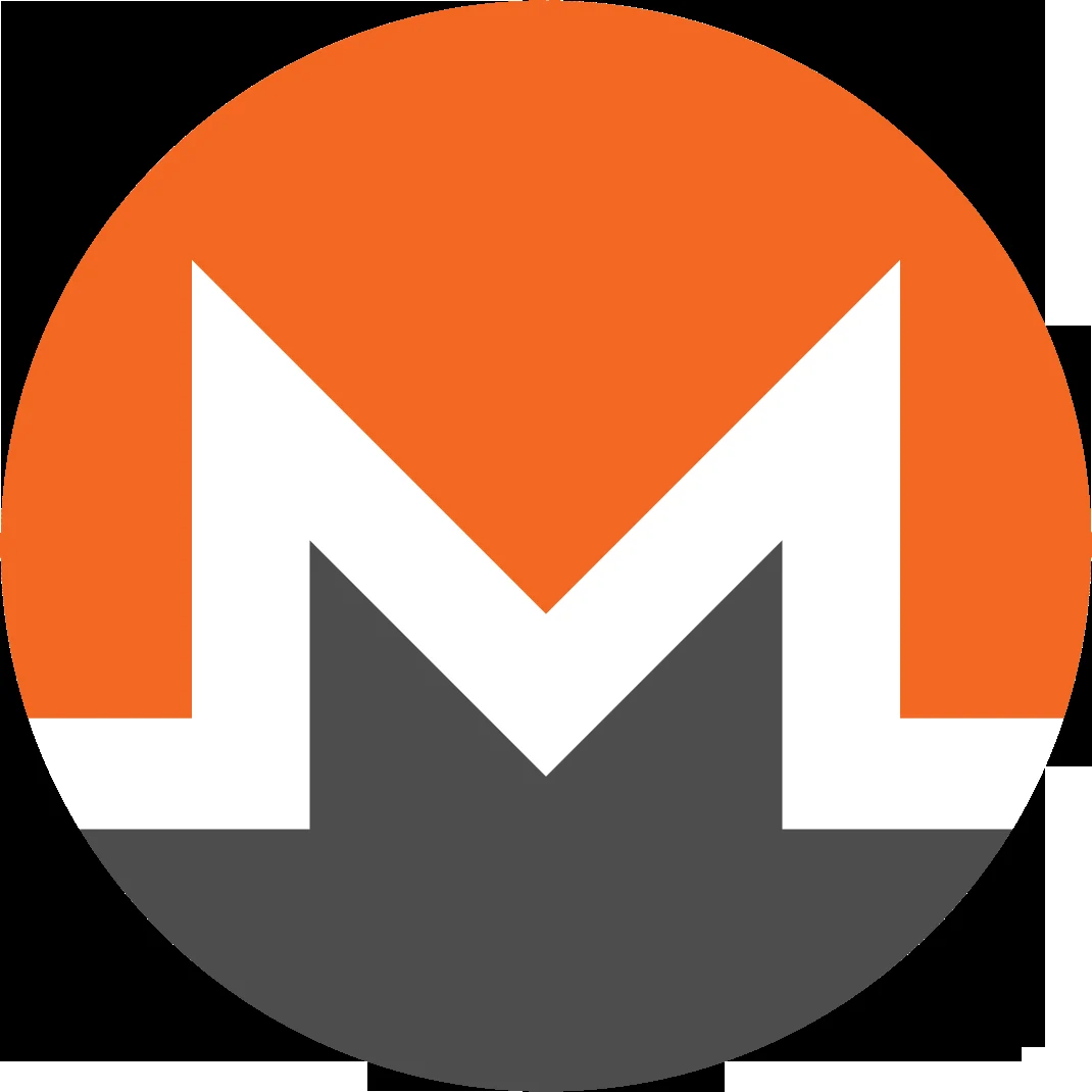 Logotipo de Monero con licencia abierta; identifica el activo afectado por el mantenimiento de KuCoin.