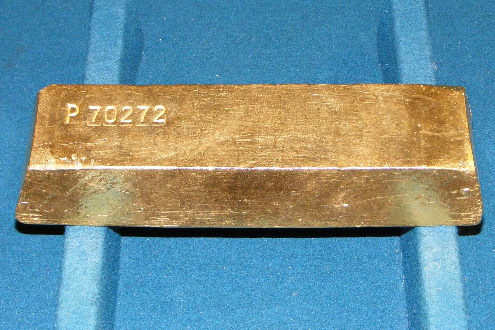 Gold bullion used as an archival illustration for the funding source of the Solana allocation