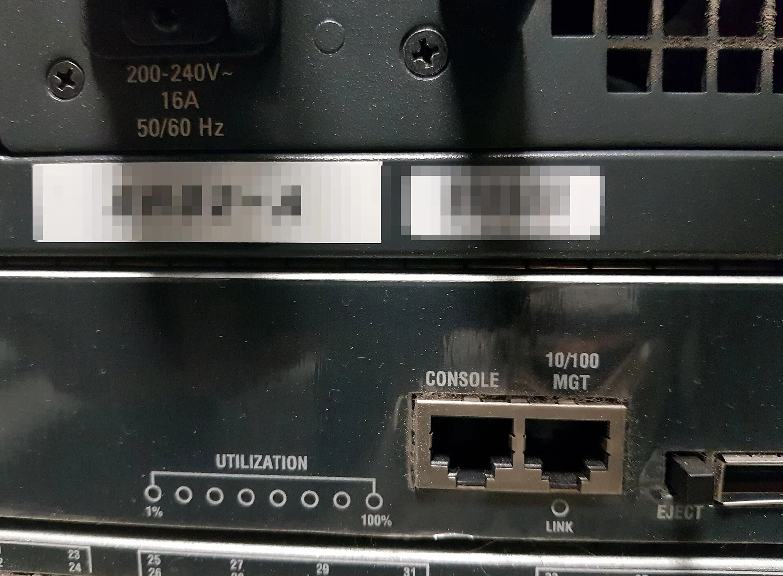 Conmutador Cisco Catalyst 4506-E de archivo; no es la nueva plataforma Keysight