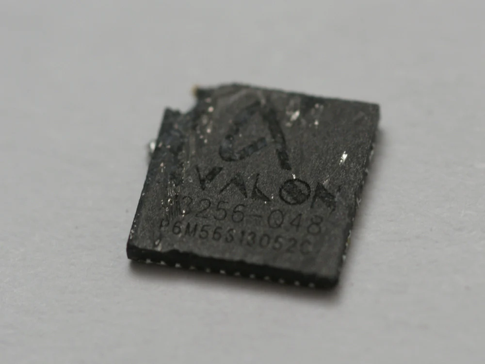Исторический чип Avalon: иллюстрация физического оборудования, не ноты HASH