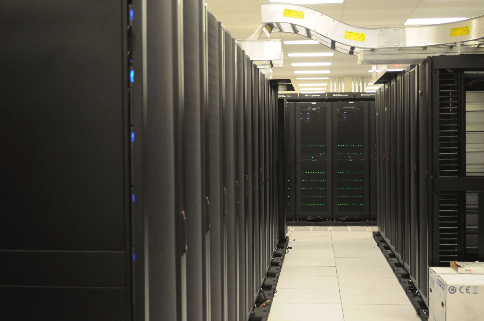 Racks históricos de NERSC; no son un centro de Sphere 3D
