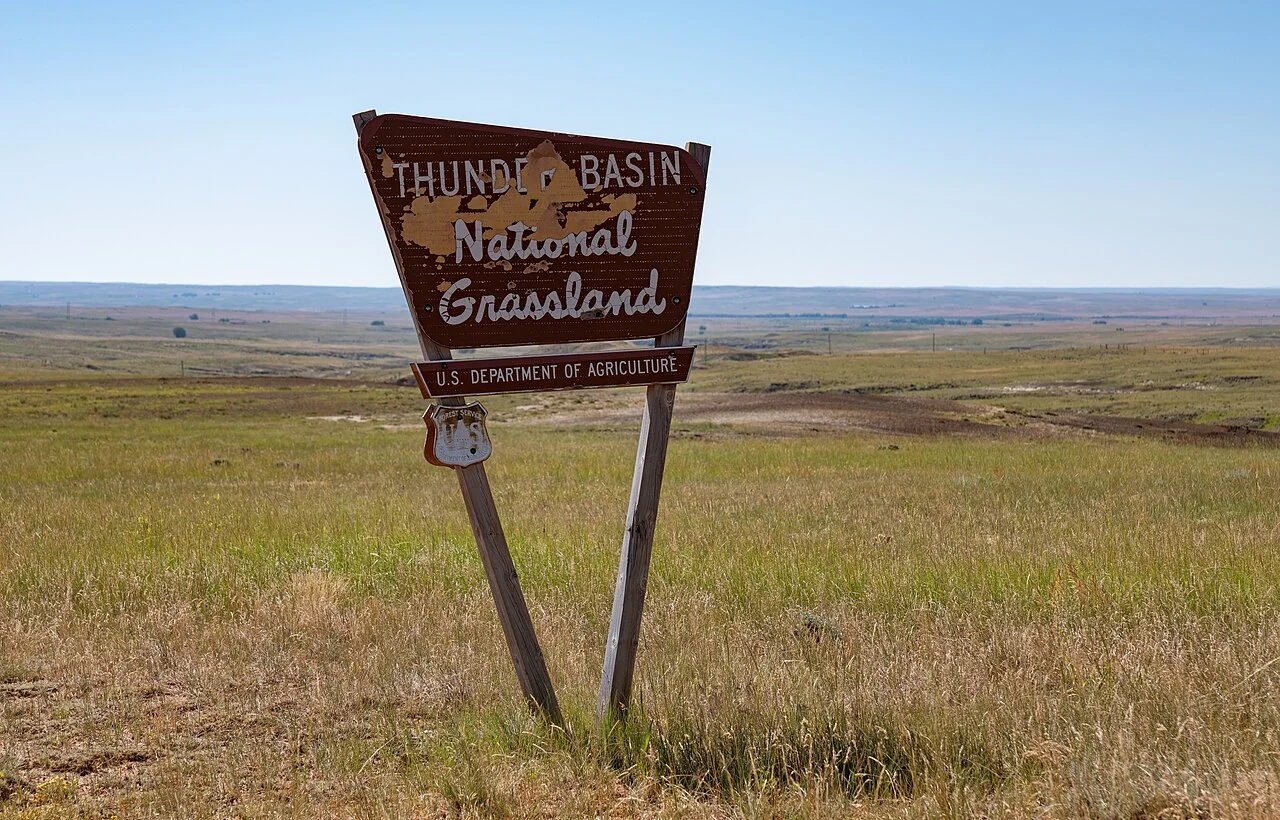 Praderas de Thunder Basin, Wyoming; no es la parcela propuesta por Blockmate